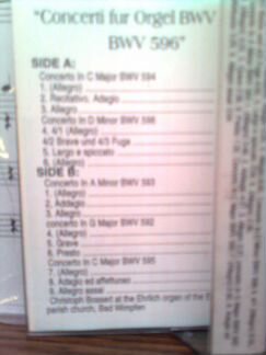 Органная и клавирная музыка Моцарта и Баха