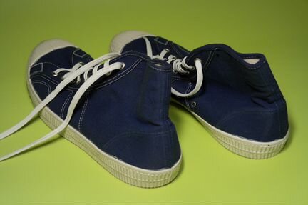 Кеды синие высокие 46 размер стелька 30 см