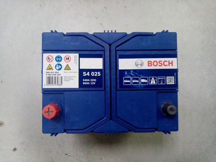Аккумулятор bosch Silver 60 А/ч прямая L+ EN 540A