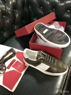 Кожаные кеды Valentino
