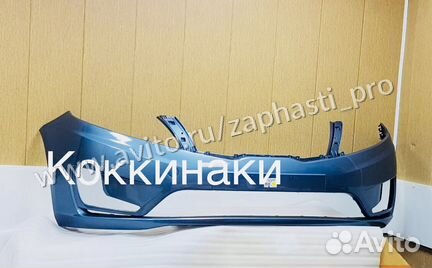 Голубой бампер передний Киа Рио 3 и другие запчаст