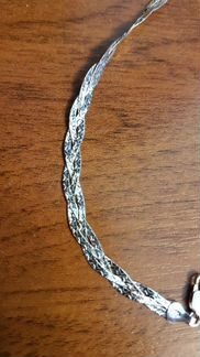 Серебряный браслет новый