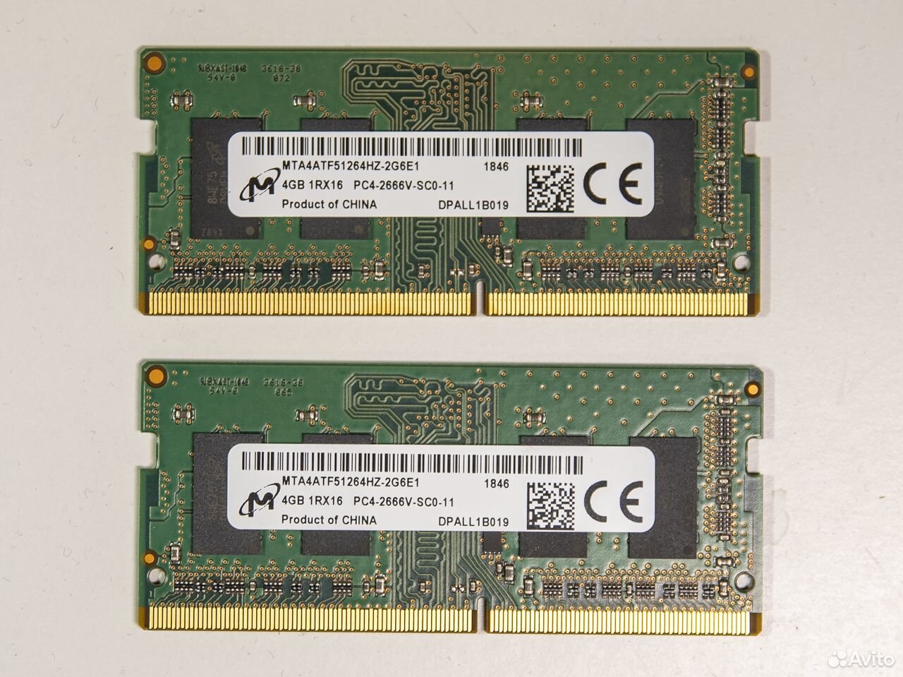 89600002925 Память DDR4 для ноутбука, 4Гб (2 шт.)