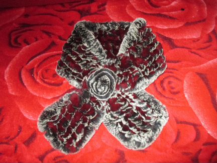 Шарф-манто из кролика