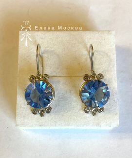 Винтаж: серьги СССР серебро 875
