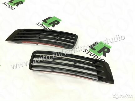 Накладки противотуманных фар range rover 13 черные