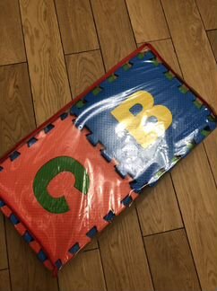 Развивающий коврик сборный алфавит