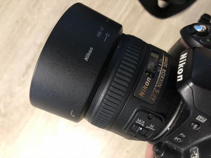 Объектив Nikon 50mm f/1.4G AF-S Nikkor