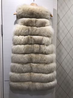 Жилет женский песцовый