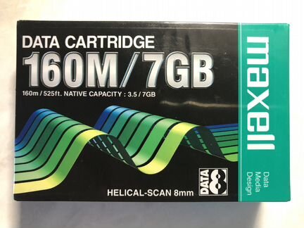 Запечатанный картридж Data8 Maxell