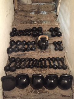 Гантели от 0,5 кг до 12 кг СССР