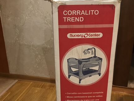 Манеж baby trend nursery center